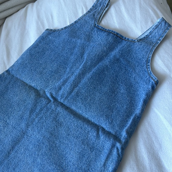 Guess Vintage Denim Duo Pocketed Dress Size 3 - Picture 5 of 5